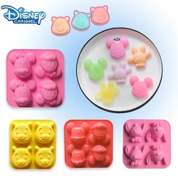 Disney Stitch Biscuit Mold Cartoon Winnie The Pooh Plaster Mold Mickey Minnie Mouse DIY Glue Mold Child Toys Gifts Chip Dale