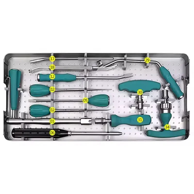 Premium and Spinal Instrument Kit Stainless Steel Break Screw Tool Manual Power Supply