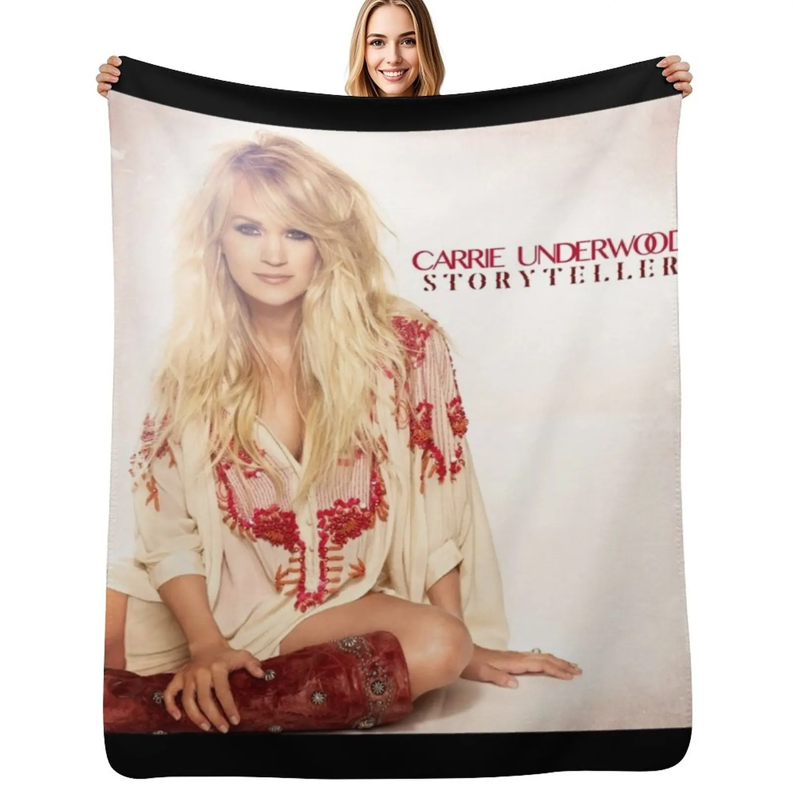 Carrie Underwood storyteller Throw Blanket Multi-Purpose funny gift Extra Large Throw Sofas For Sofa Thin Giant Sofa Blankets