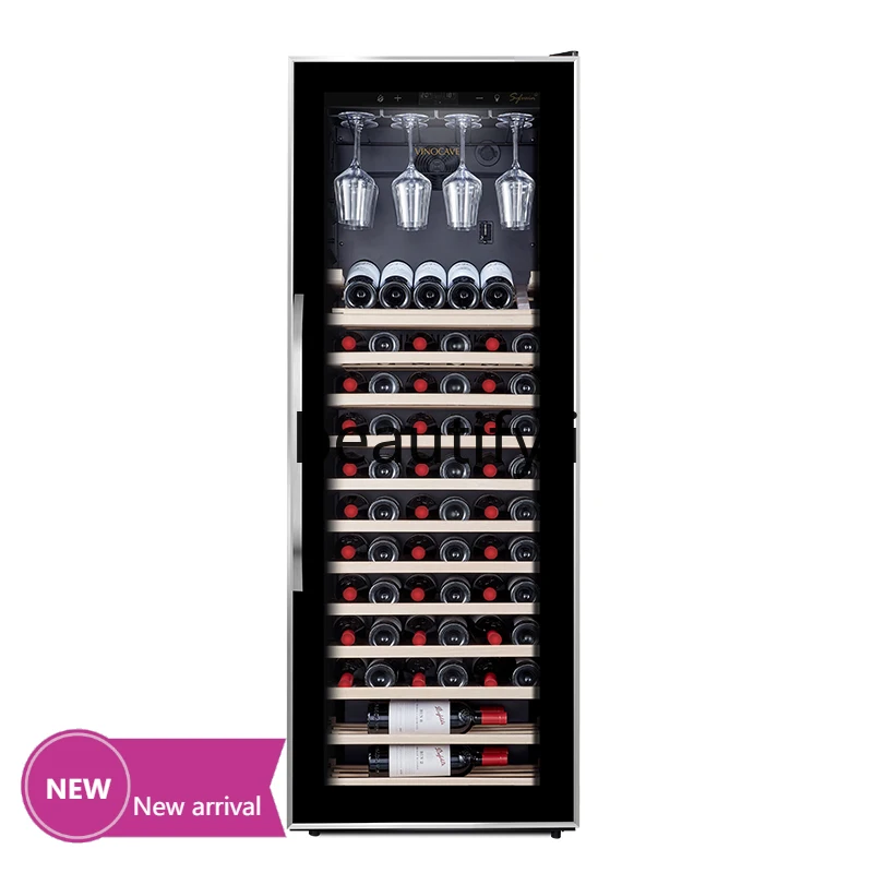 

New red wine cabinet constant temperature wine cabinet household ice bar four seasons constant temperature refrigerator X