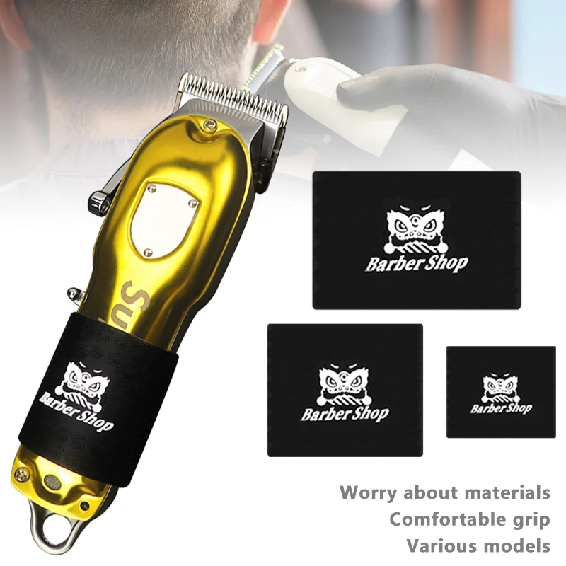 3 Stück hitzebeständige Schutzhüllen für Haarschneidemaschinen, Silikon-Anti-Rutsch-Griff für Haarschneidemaschinen für Haar-Accessoires
