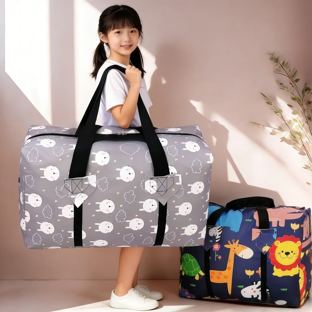 

Large Capacity Quilt Storage Bag for Kindergarten And Middle School Students Cotton Quilt Bedding Bag Essential for Admission