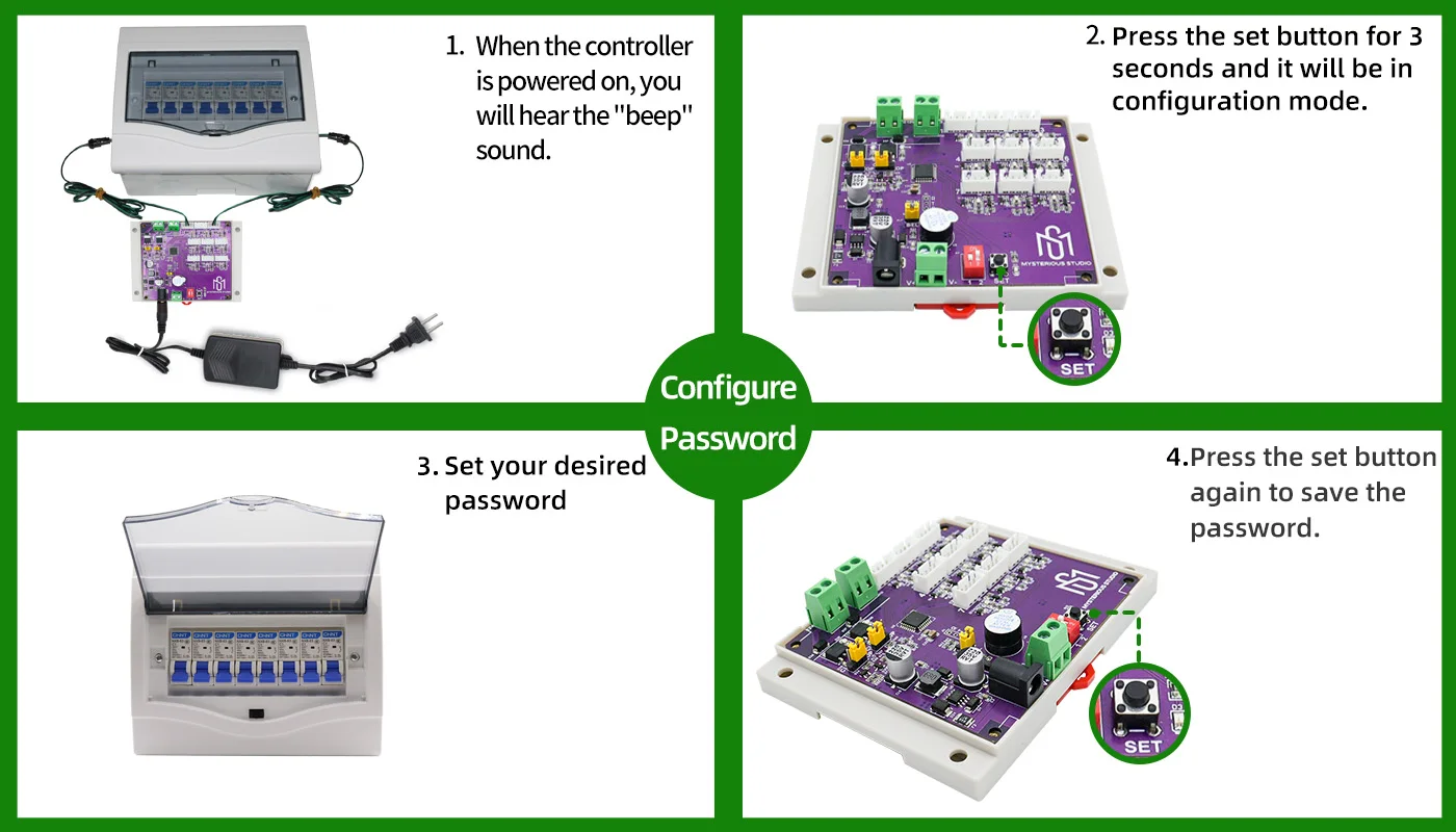 Mysterious Studio Escape Room Game Prop Switch Breaker Schalten Sie den Schalter in die richtige Position aus, um das Entsperren und dem Abenteurer Chambe zu entkommen – Detail 9