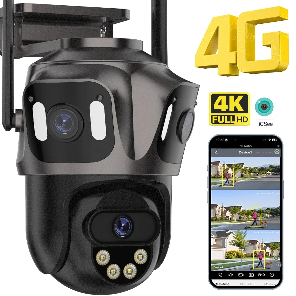 Camara IP 4G con WiFi y Audio Bidireccional: La Solución Definitiva para la Seguridad Exterior con edcod