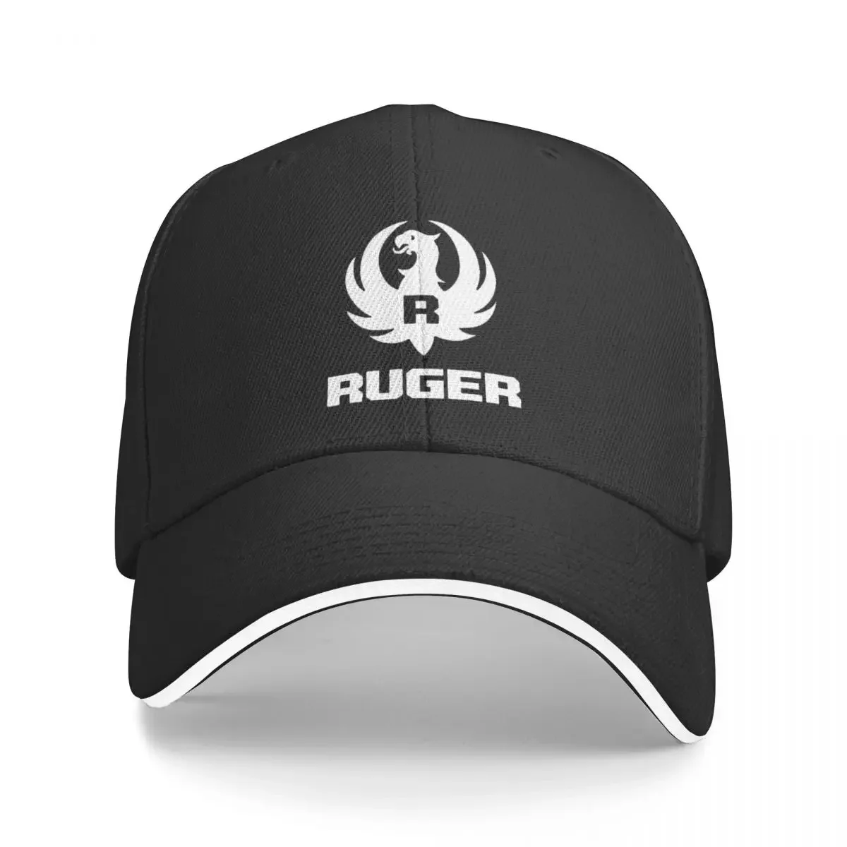 White Rugered Letters Summer Baseball Caps Women High-end Male Beach Dad Hat Trucker Cap