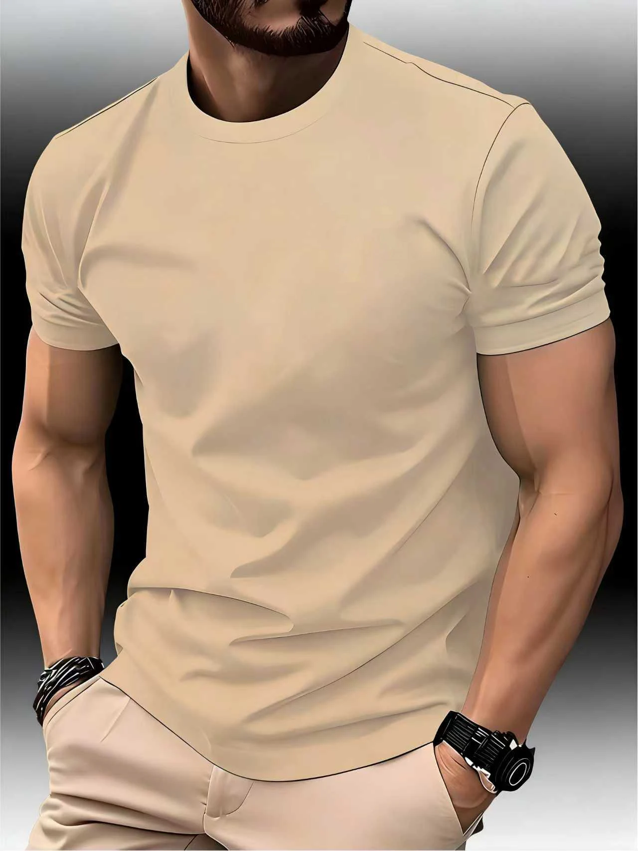 

Новые мужские быстросохнущие футболки для походов, дышащие футболки для бега и рыбалки, мягкие эластичные футболки для занятий спортом на открытом воздухе, короткая рубашка для весны/лета