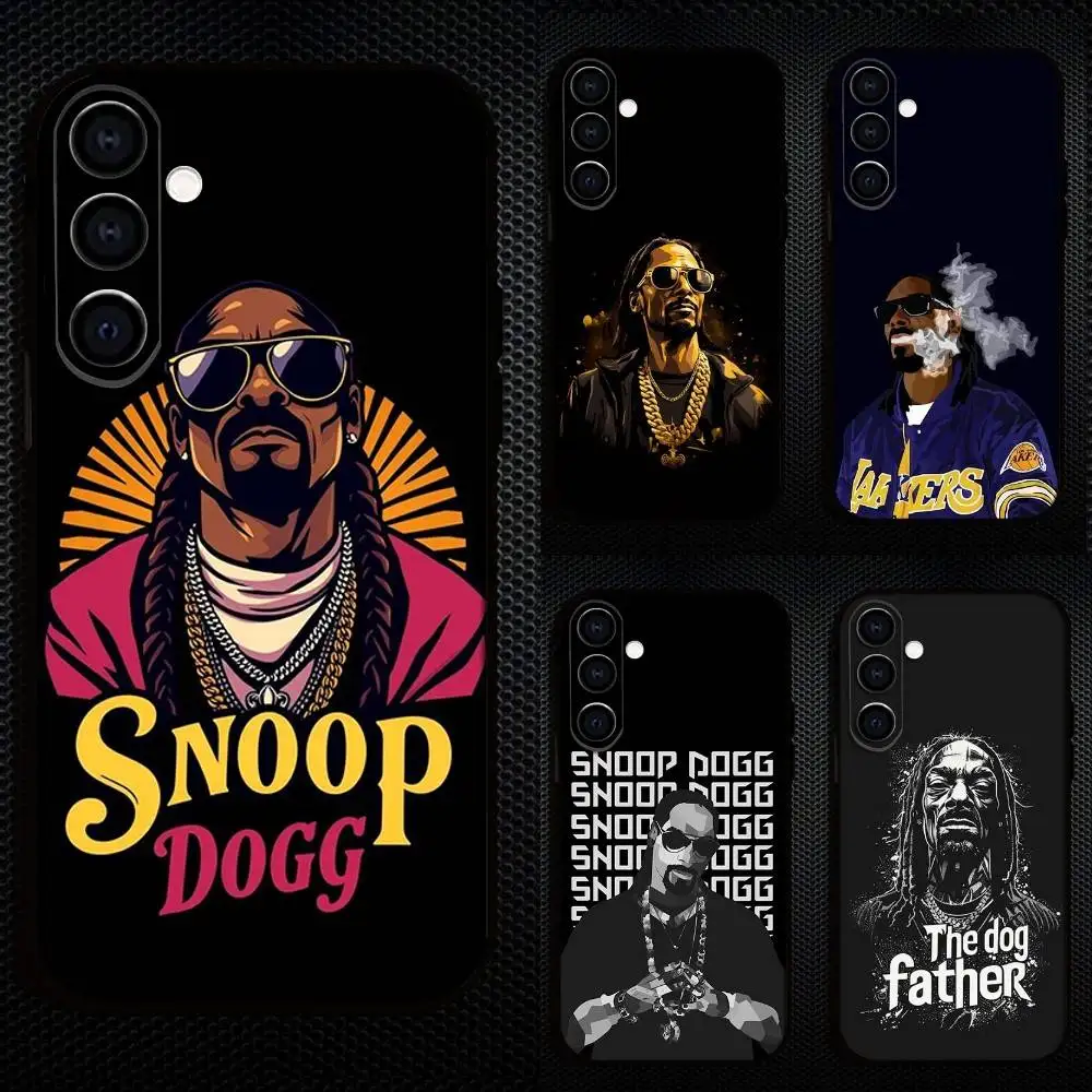 

Rap S-Snoop D-Dogg Phone Case For Samsung Galaxy A73,A72,A71,A70,A53,A52,A51,Others Soft Black Cover