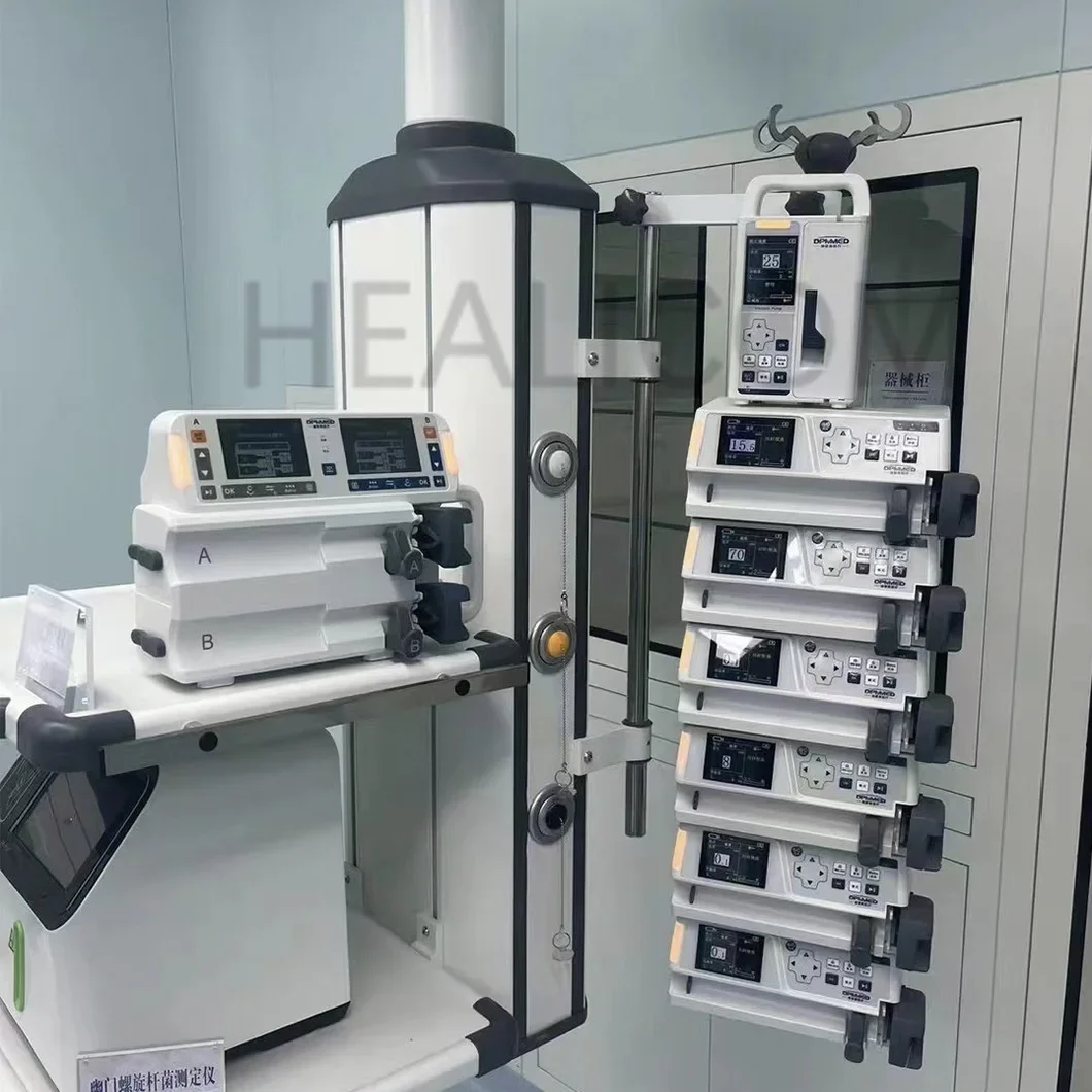 Medical 3.5-inch Large Color Display Independent Operating Channels sy ringe Pump