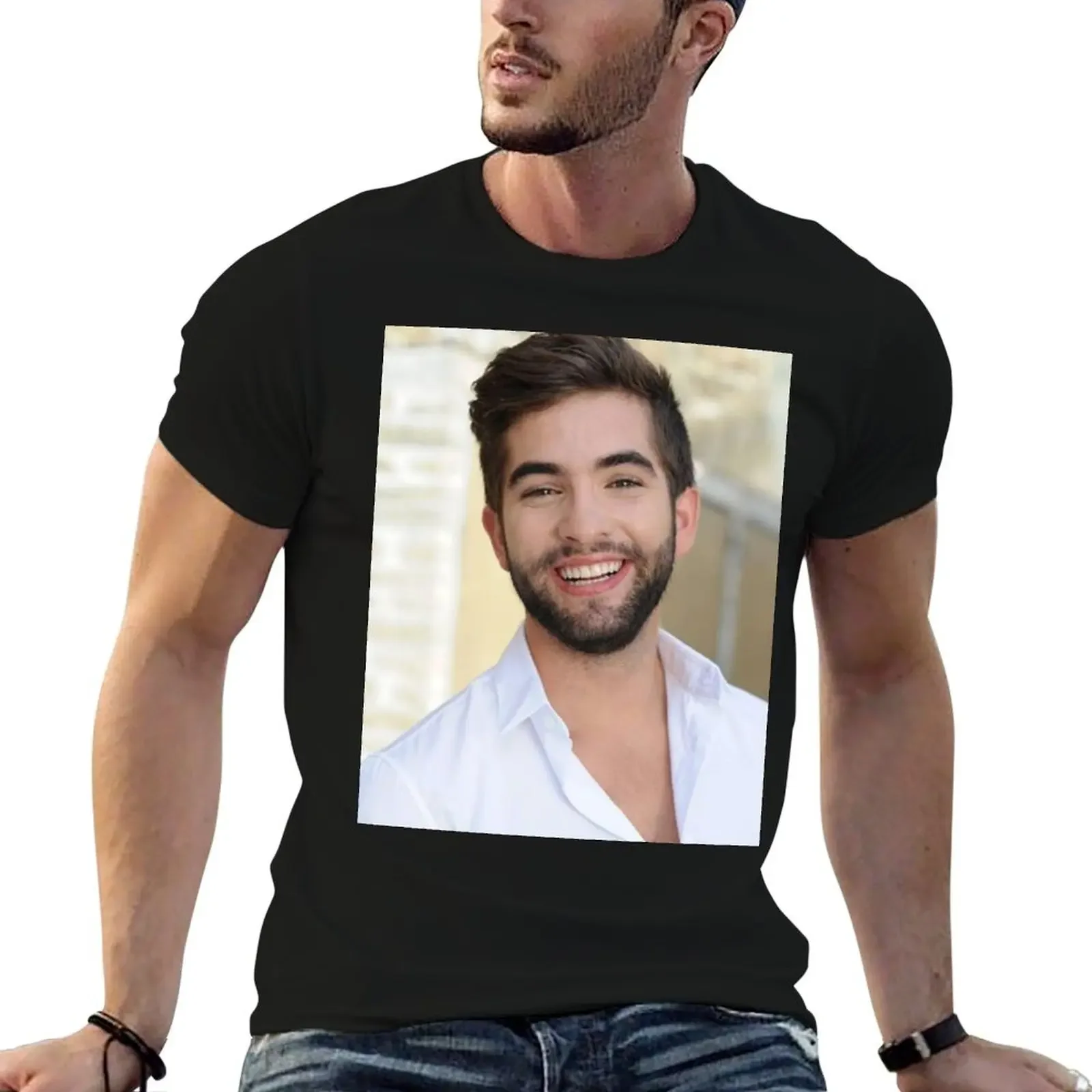 

Kendji Girac handsome T-Shirt graphics customs vintage clothes rapper graphic tees mens workout shirts