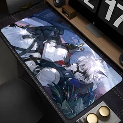 Zenless Zone Zero Von Lycaon Mouse Pad Cool White Wolf Desk Mat PC Anime Gamer Cabinet Keyboard Rug Large Laptop Gaming Mousepad