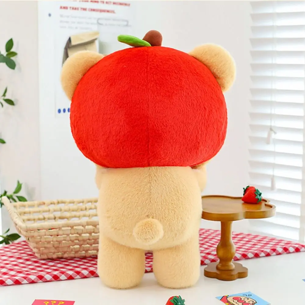 

Simulation OYO Bear Cub Fruit Plush Toy Lifelike Soft Bear Plush Throw Pillow 35cm Fashion Bear Cub Fruit Plush Doll