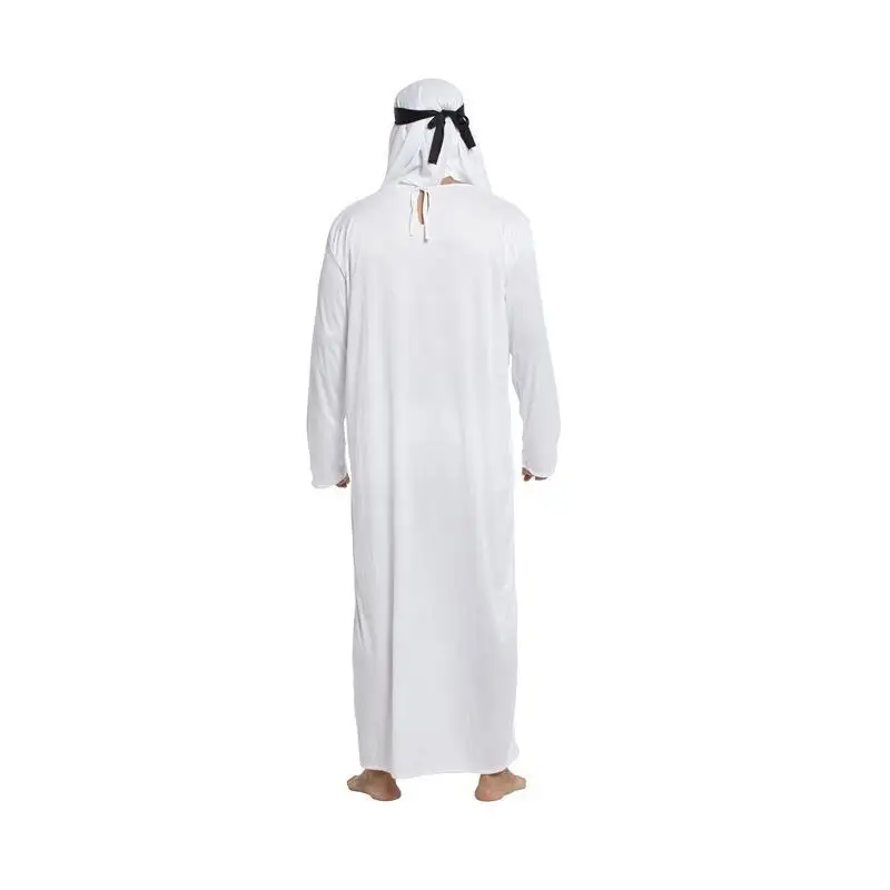 Arabische Prins Dubai Kostuum Halloween Prestatiekleding Maskerade Par Cosplay Heren Volwassen Midden-Oosten Faion