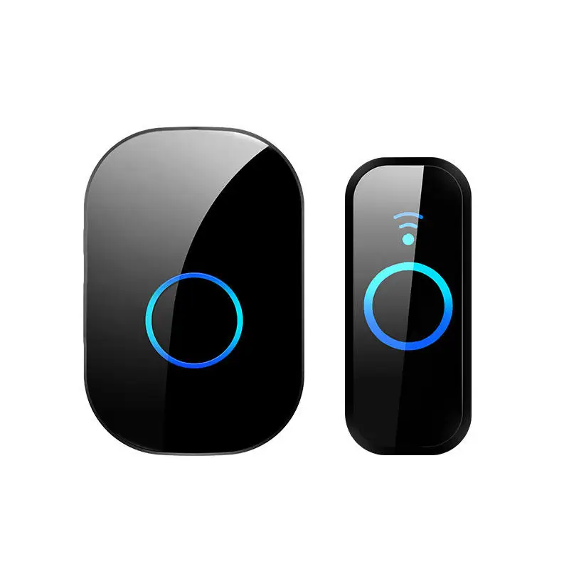 HOT IP44 Waterproof 200m Long Range EU UK US Plug 32 Ringtones Battery Outdoor Wireless Doorbell for Apartment Interior Chime