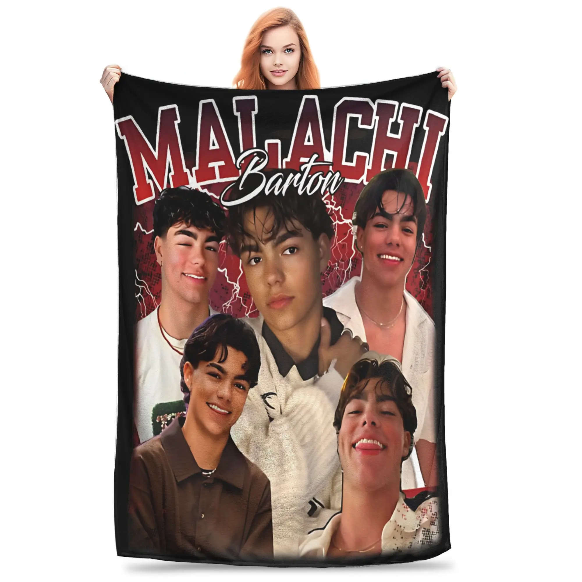 

Malachi Barton Blankets Coral Fleece Plush Relax Super Soft Throw Blanket for Sofa Bedspreads