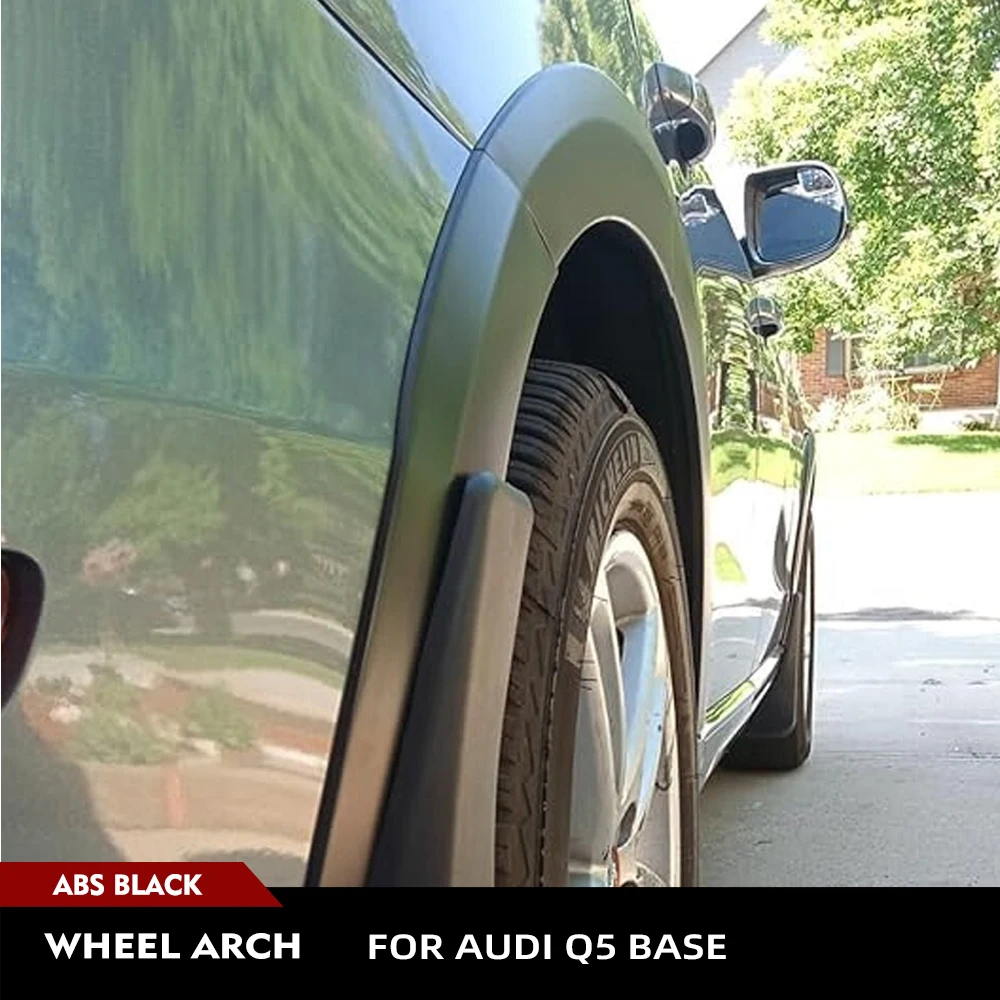 

Car Wheel Arch Flares for Audi Q5 Standard Only SUV 2009-2016 Mouding Fender Cover Trims ABS Primer Car Body Kits No for Sline
