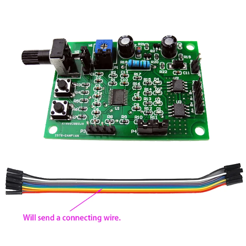 Dc 5V-12V 2-Fase 4-draads Micro-Stappenmotor Driver Mini 4-fase 5-draads Stappenmotor Snelheidsregelaar Module Board