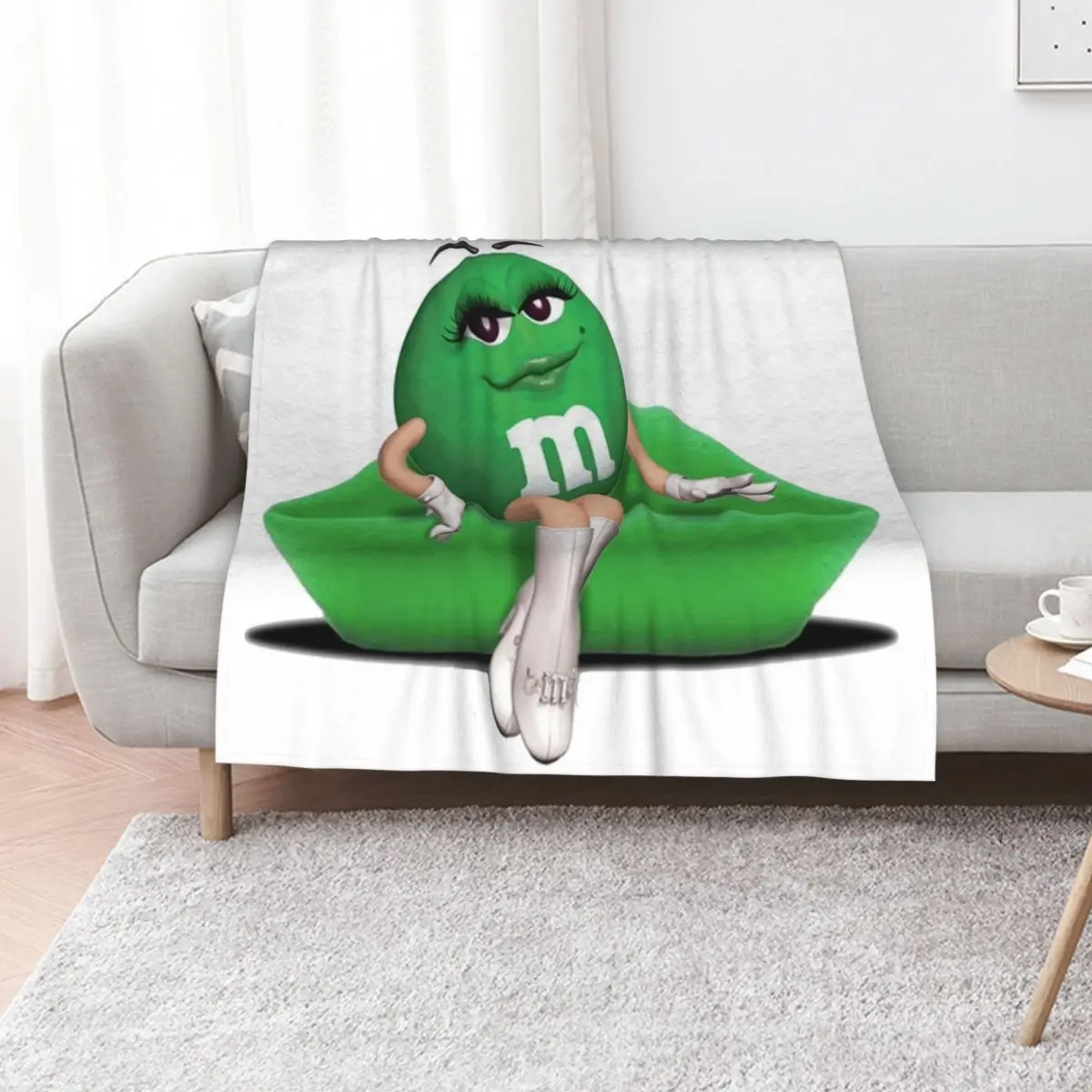 

Sexy Times with Ms. Green Throw Blanket Luxury Designer for babies Flannels Decorative Sofas Blankets