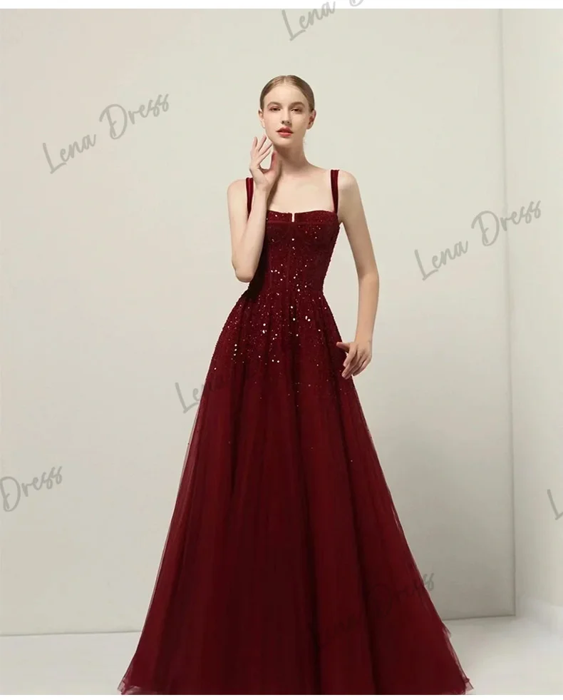 

Lena - Elegant Women's Long Party Dress Luxury Evening Dress Formal Suitable for Occasions Sparkling Dress