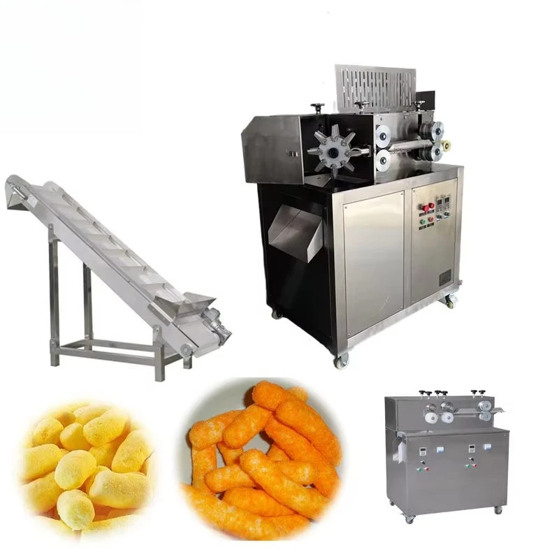 LY Brand Jam Core Filler Puffed Corn Snacks Bugles Chips Maschine 304 Edelstahl Bäckerei-Mehlmühle Kochausrüstung