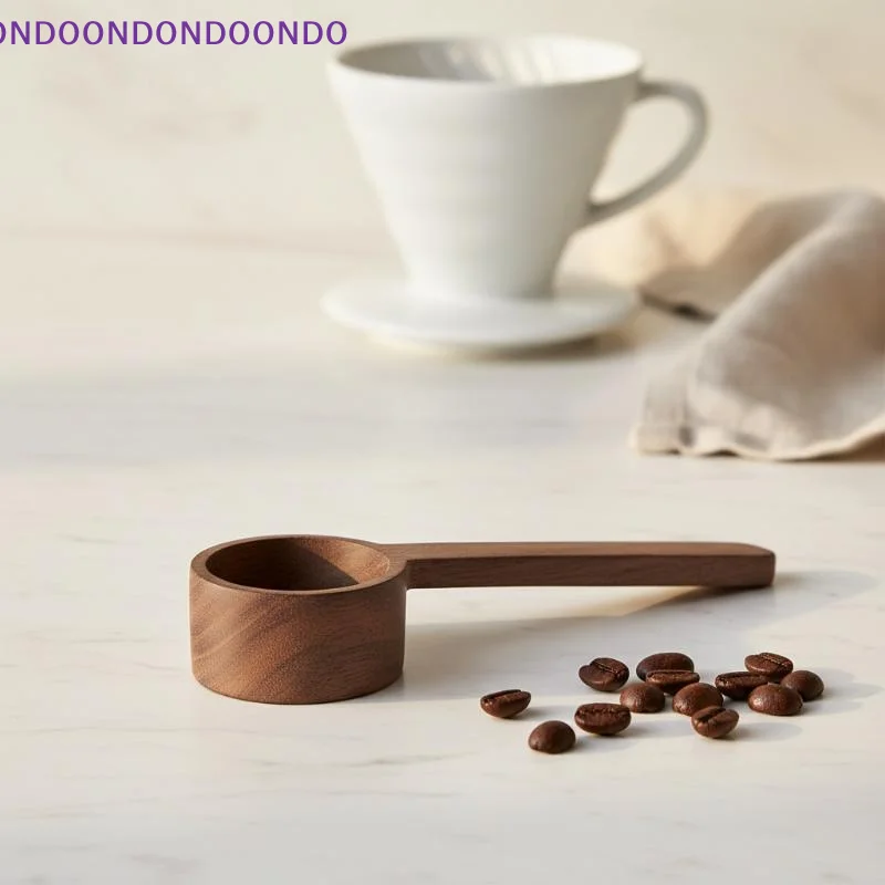 Wooden Coffee Measuring Spoon Optional Long Short Handle Eco-friendly Natural Wood for Barista Home Use
