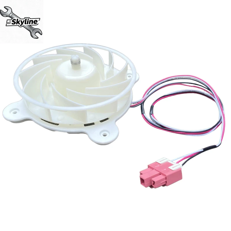 ZWF-30-3 DC 12V Refrigerator Fan Motor, 3-Pin 1870RPM Cooling Fan Replacement for B1353.4-15 BCD-430WP9C Parts