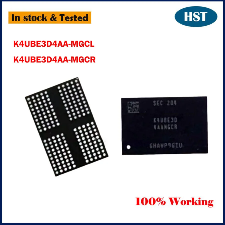 

New Original LPDDR4 4G K4UBE3D4AA-MGCL K4UBE3D4AA-MGCR K4UBE3D4AA MGCL MGCR 200 Ball Expansion Upgrade Memory IC Chip Chipset