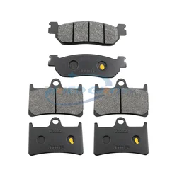 Motorcycle front and rear brake pads for Yamaha YZFR1 YZF-R1 2002 2003 YZF-R6 YZFR6 YZF-R6S YZFR6S YZFR6S 1999 2000 2001