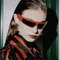 Vintage y2k Brand Designer Square Sunglasses Women For Men Sun Glasses Trend Punk Luxury Sport Goggle Cycling Ridding Eyeglasses