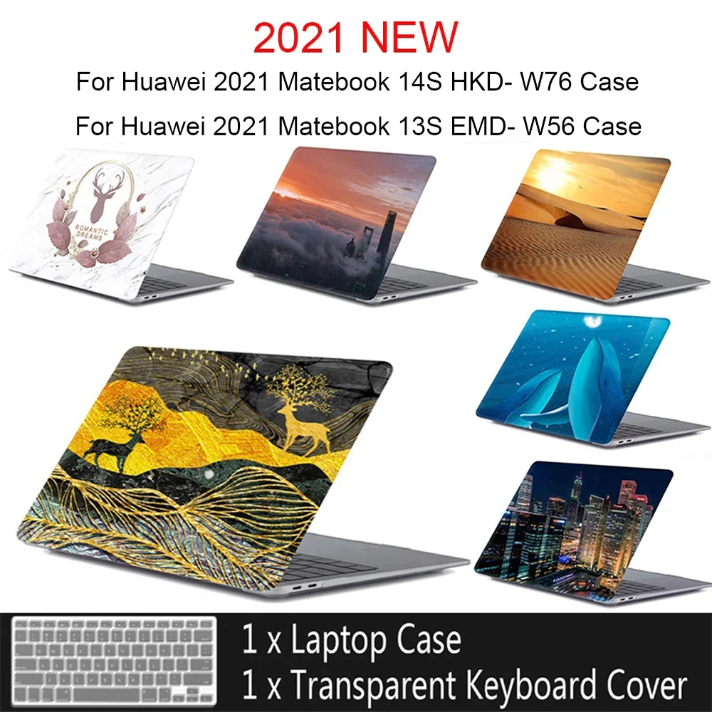 For 2021 huawei Matebook 14S HKD-W76 Laptop bag Cover For 2021 huawei Mate book 13S EMD-W56 Laptop Case For New HUAWEI MATEBOOK