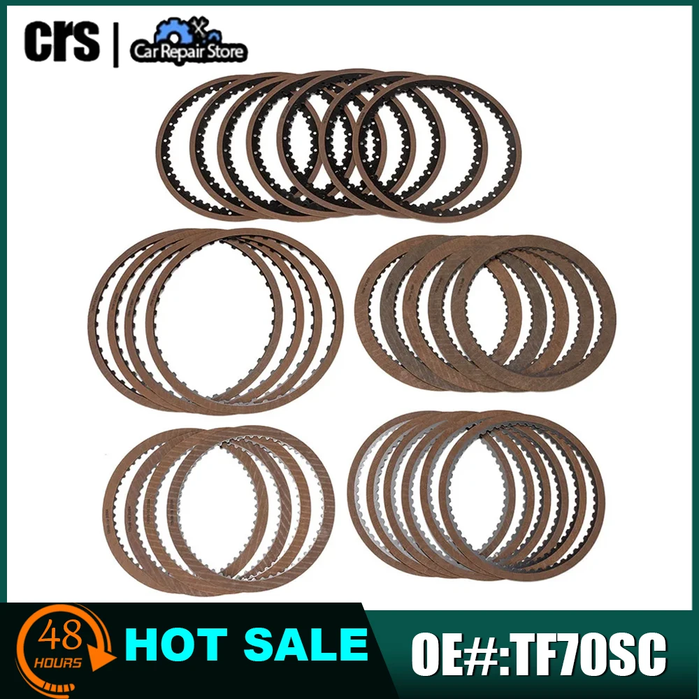 

​Transmission Clutch Plates Friction Kit TF70SC TF70 For Volvo Citroen Peugeot Gearbox Auto