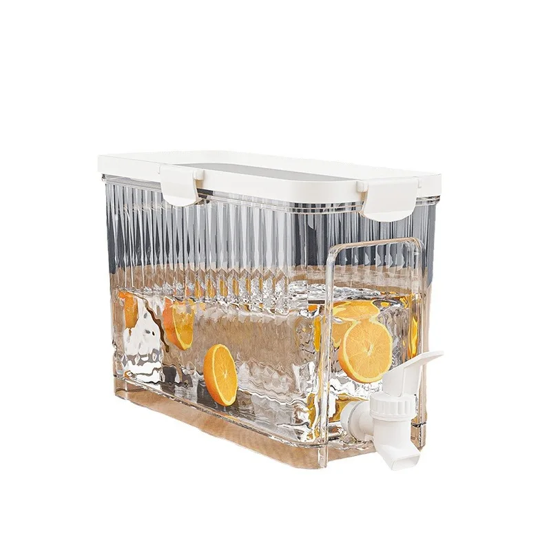 

Thiened Cold Water Pot for Tea op Home Use Lemonade Refrigerator Beverage Juice Barrel Crt Crystal Cold Water Pot