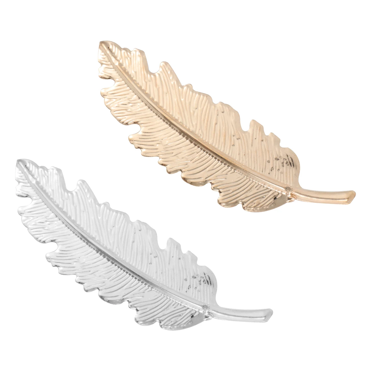 

2 шт. заколка для волос женская клипса в виде листьев заколки красивый коготь маленький цвет винтажный