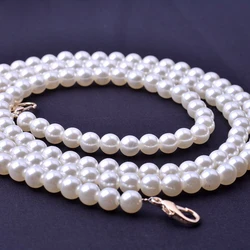 1pcs 30cm/50cm/70cm/90cm Handbag Replacement Big Pearls Chain Shoulder Bag Strap Diy Purse Chains Handles New Bag Accessories