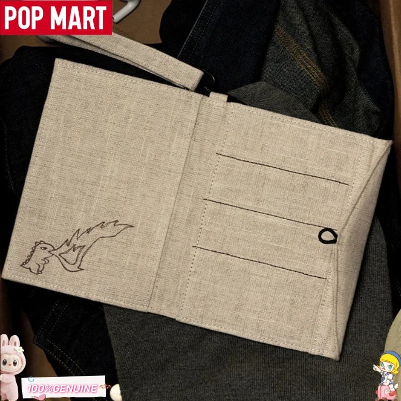 POPMART Hirono Mist-Walker Series Fabric Passport Holder Peripheral Gifts Kawaii Plush Pendant Blind Box Toys Gift For Fans - view 2