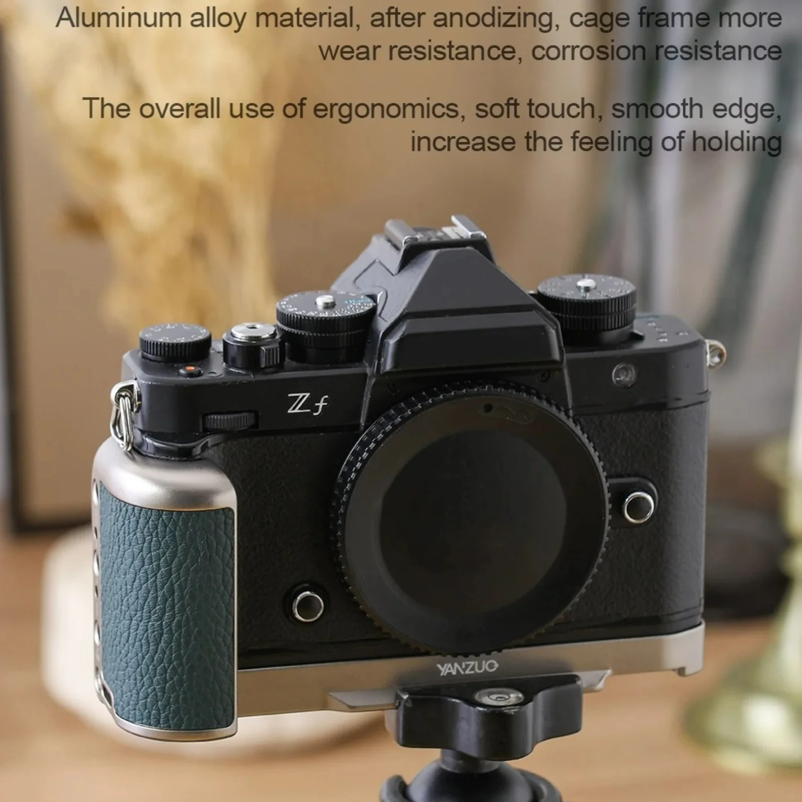 Gaiola de alumínio ZF para câmera YANZUO para câmera Nikon ZF