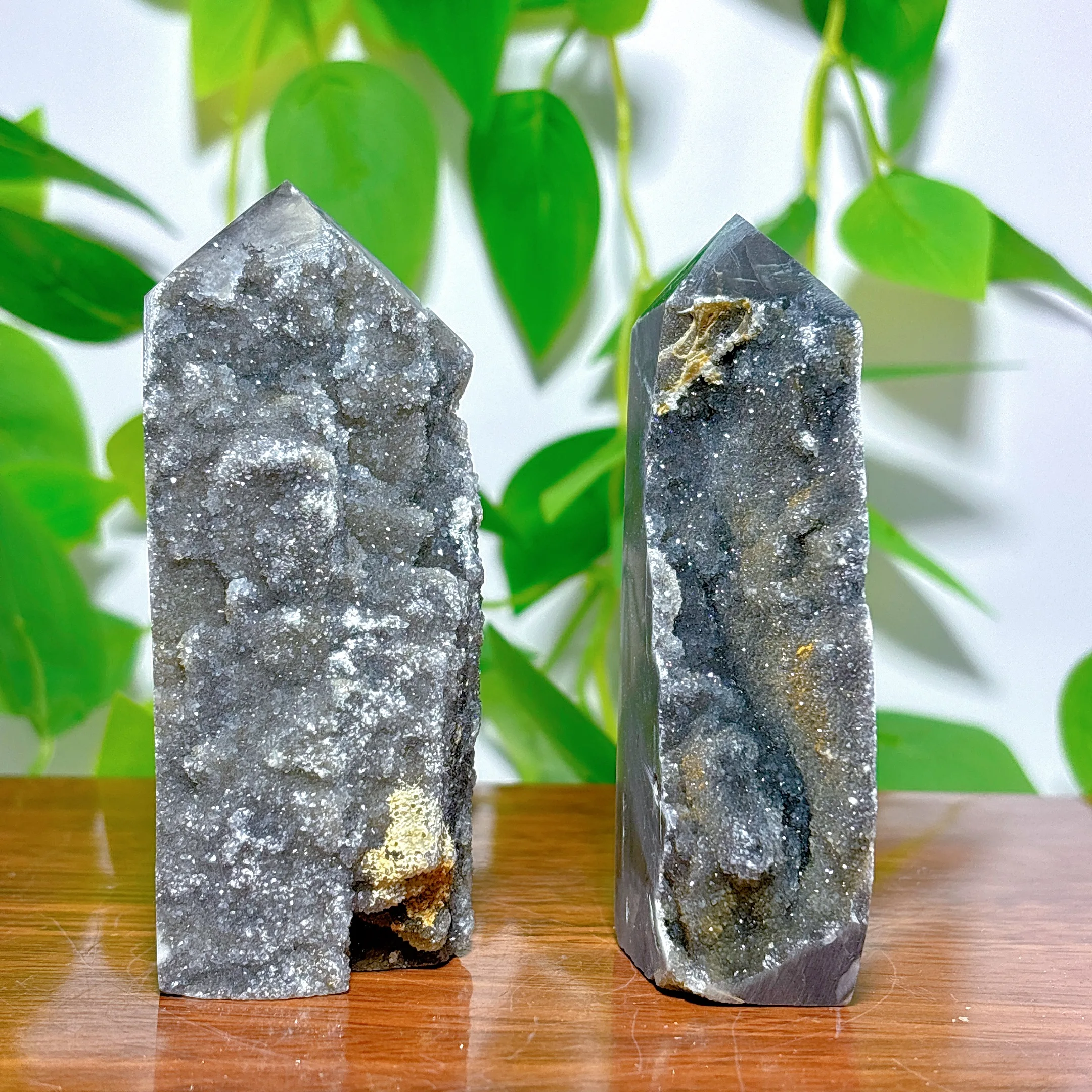 Sphalerite Specimen Tower Crystal Natural Quartz Stone Home Decoration Minerals Reiki Craft Gifts Love Energy Healing Garden