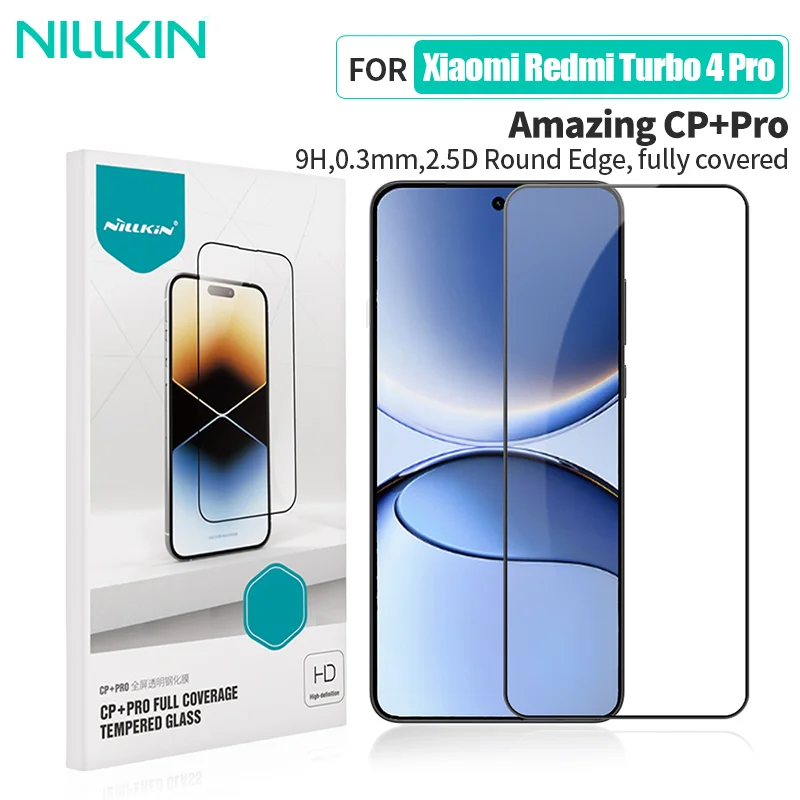 

NILLKIN для Xiaomi Poco F7/Redmi Turbo 4 Pro Защитная пленка для экрана CP + Pro Взрывозащищенная пленка из закаленного стекла для стекла Mi Poco F7