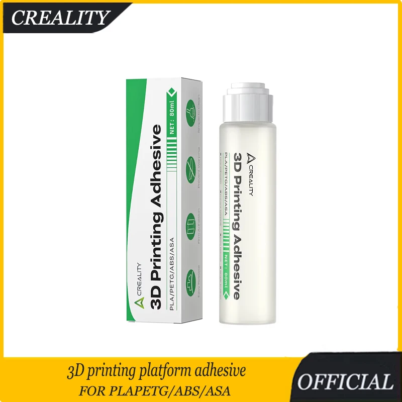 Creality 3D Printing Platform Adhesive Application with Strong Adhesion and Anti Curling Edges, Easy to Remove and Clean
