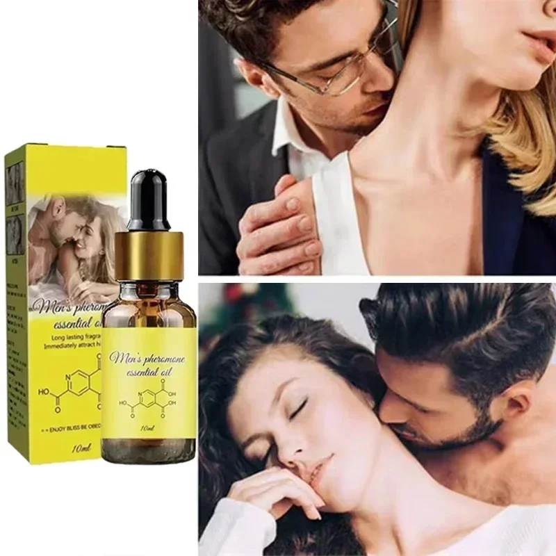 Óleo de perfume de feromônio para homens mulheres de longa duração natural refrescante perfume corporal fragrância óleo essencial de feromônio 10ml