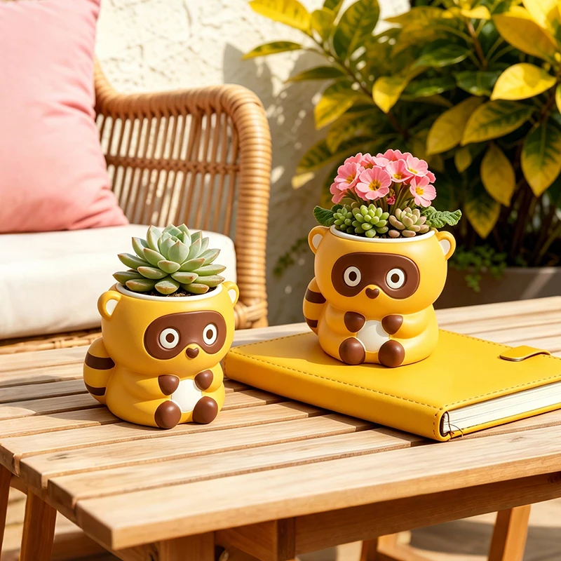 Verspielte Banditen-Waschbär-S – Snake Plant Ceramic Bewertung und Preis