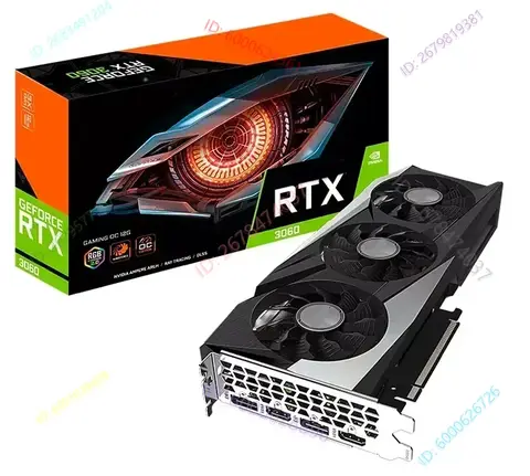 Placa De Ekran Kartı Rtx 3090 24 gb 384 bit Gddr6x 3090 Grafik Kartı Rtx 3060 3070 3080 Ti Gpu