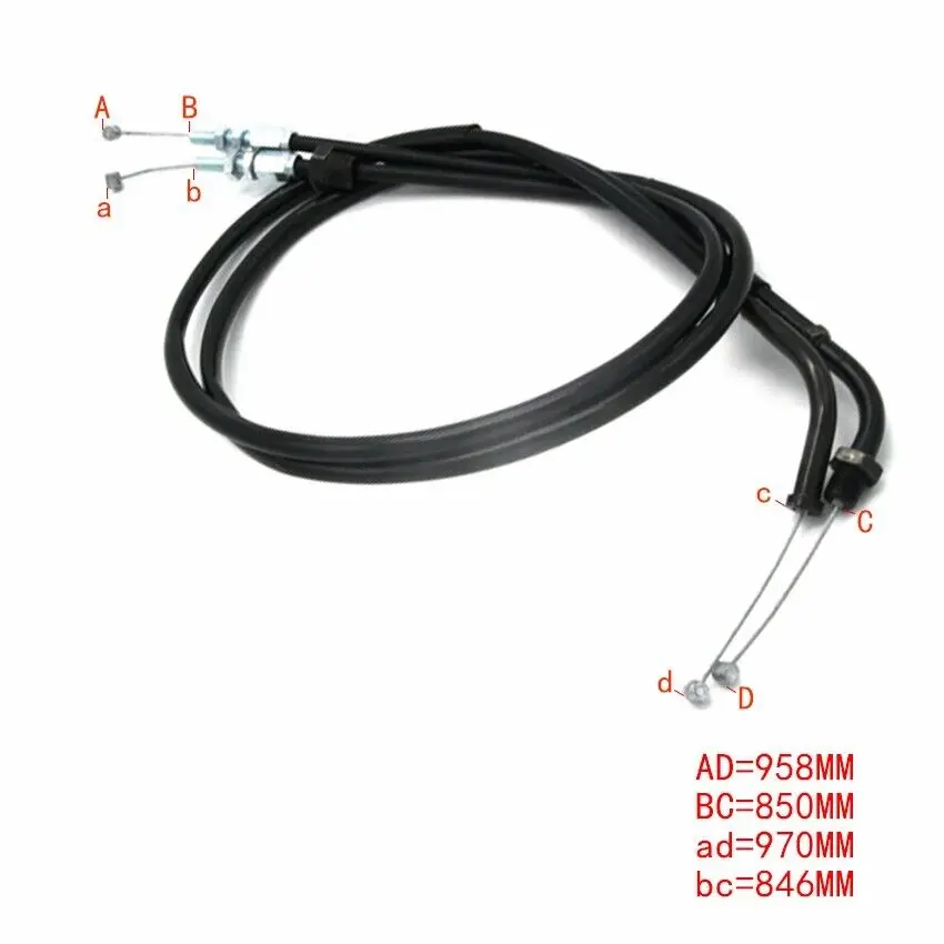 Throttle Accelerator Cable For Honda CB400 VTEC NC39 1999-2012 CB400SF Superfour (NC31) CB400 1992-1998