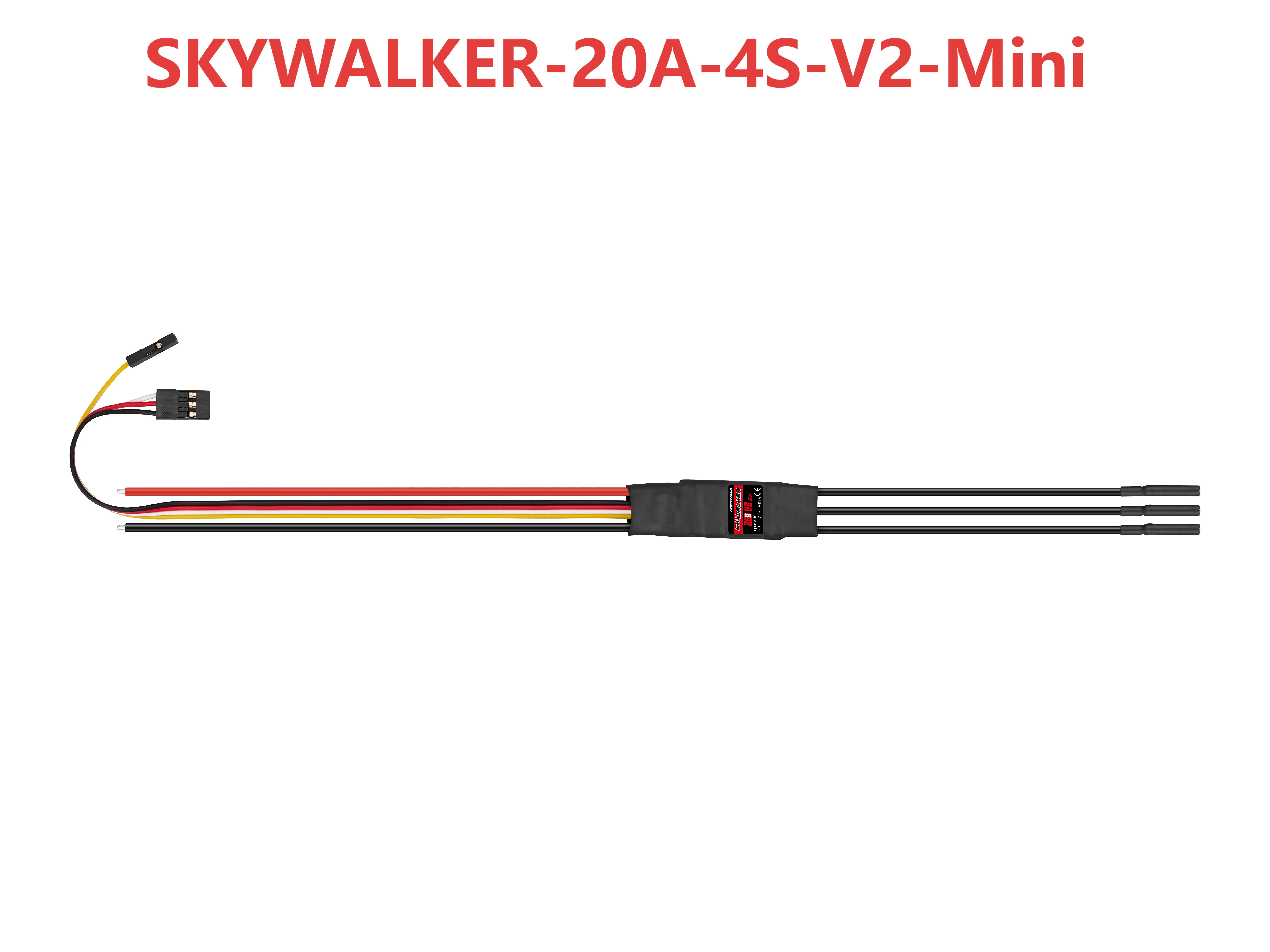 Hobbywing Skywalker 15A 20A 30A 40A 50A V2 ESC Speed Controller With UBEC For RC Airplanes Helicopter