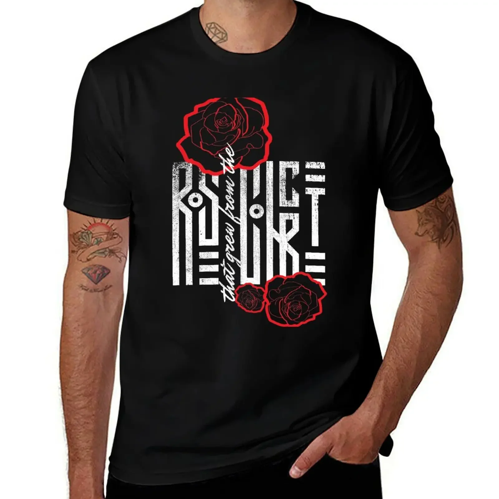 Rose that grew from the concrete T-Shirt graphics essential t shirt mens big and tall t shirts