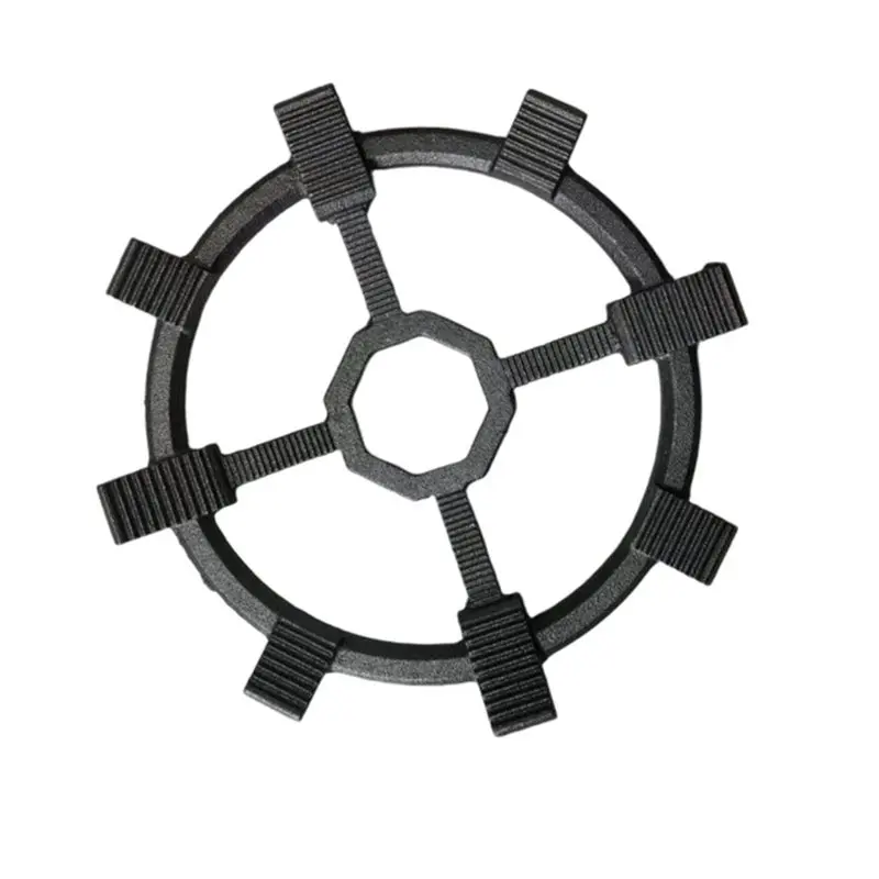 

AC39-8- 2-In-1 Gas Stove Stand Heat Resistant Cast Iron Gas Burners Base For Kitchen Utensils And Cookware Use