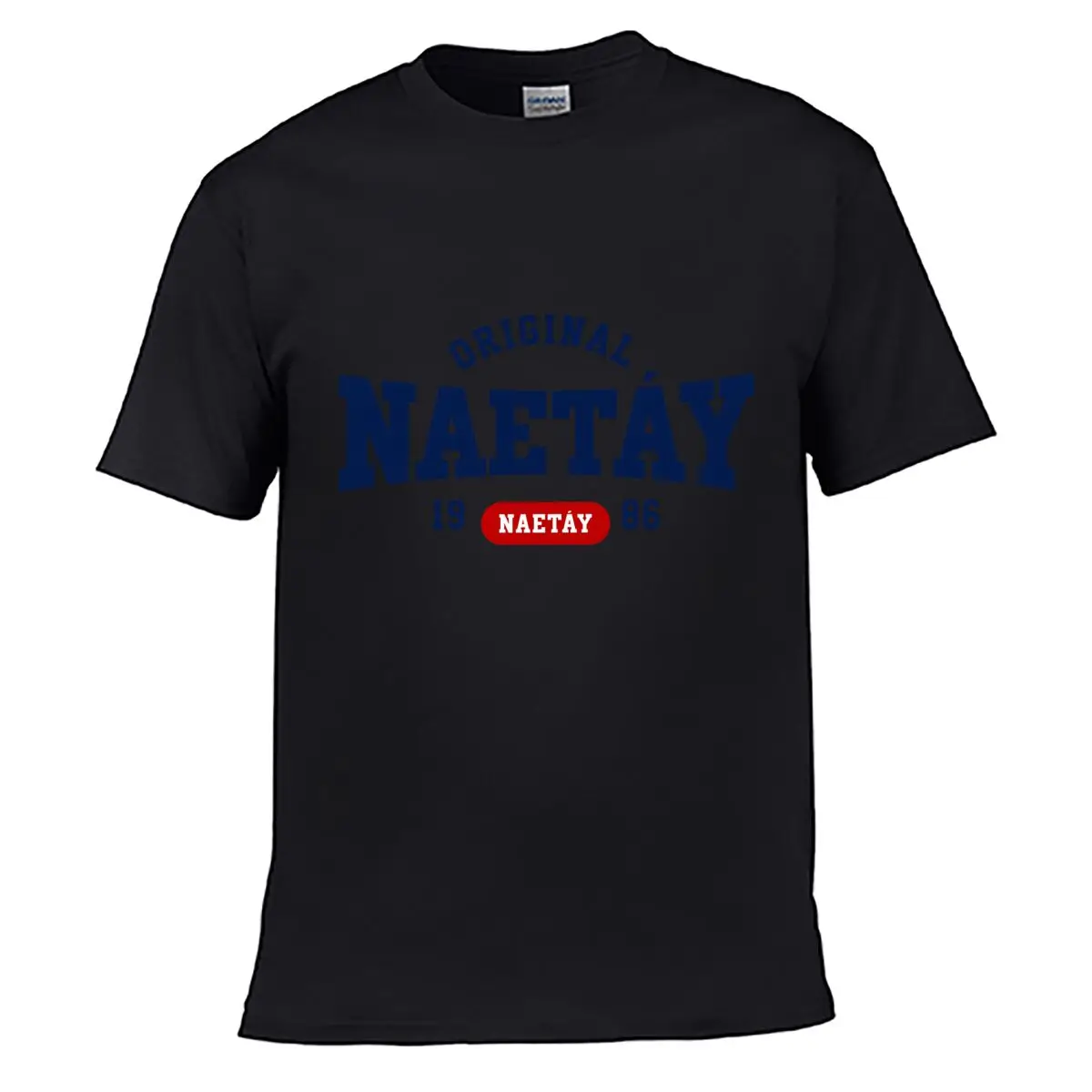 Original NAETAY 1986 Varsity Collegiate Typography Graphic short-sleeved T-shirt