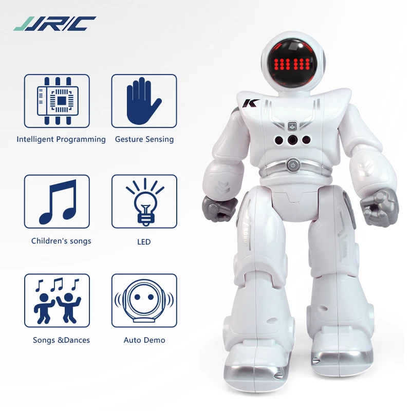 JJRC R18 RC Robot Programming Automatic Presentation Intelligent RC Robot Gesture Sensor Smart Robots Children Toys Gift