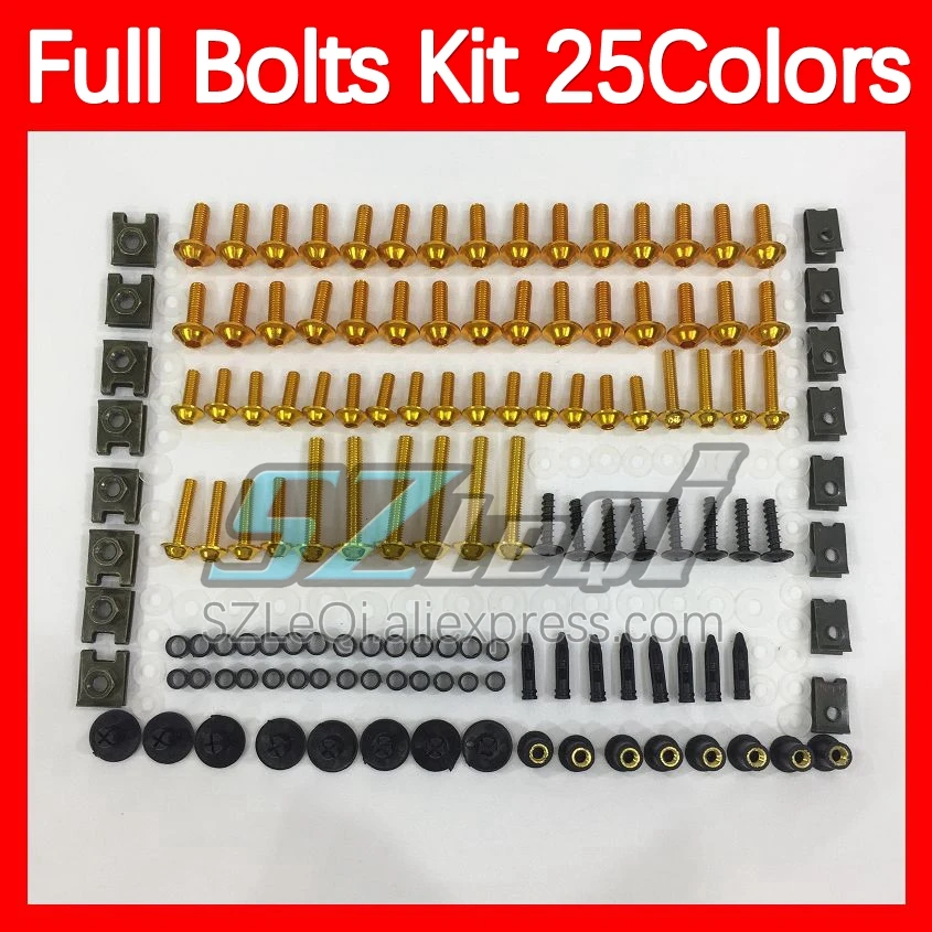 Fairing Bolts Full Screw Kit For SUZUKI GSX250R GSXR250 11 12 13 15 16 17 2011 2012 2013 2015 2017 Body Bolt Screws Nuts 268ps