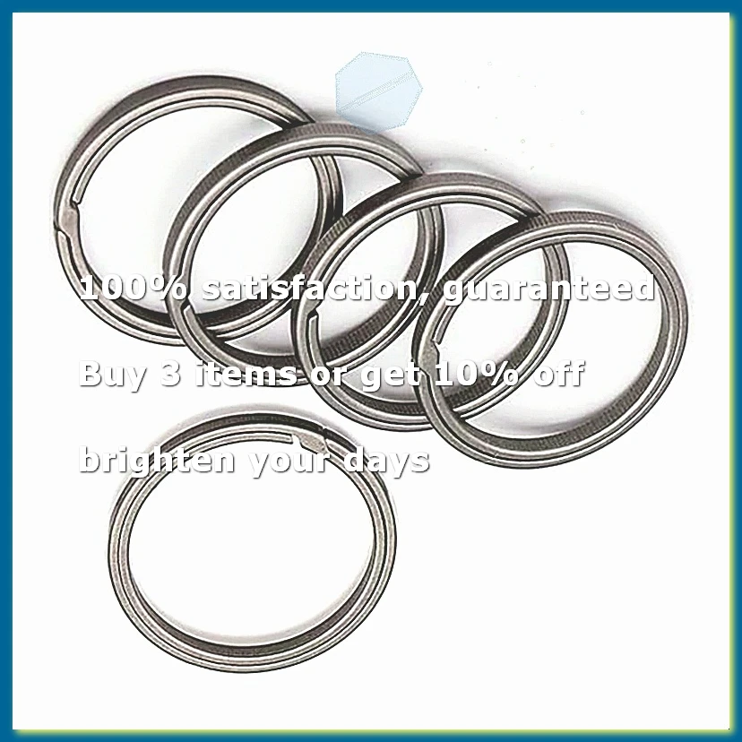 ●Titanium Key Ring, Quick Release Side-Pushing Ring, Super Key Organizer, Outer Diameter 30MM, 5PCS