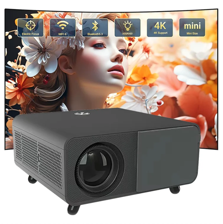 

Salange P87pro High profile Home Theater projector Voice recognition autofocus runs smoothly Projector with simple operation